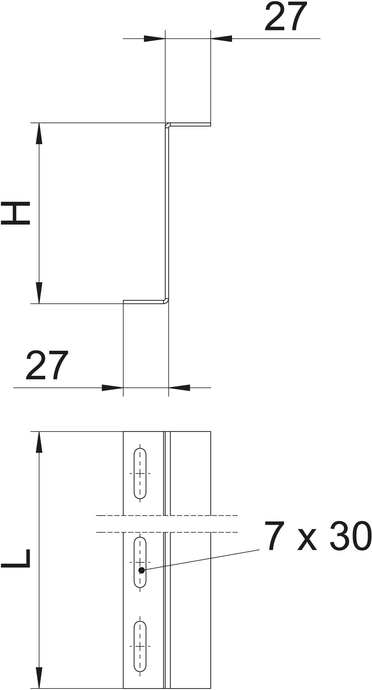 OBO Bettermann Vertr Trennsteg Z-Form, für BKS TSG110Z BKRS FS