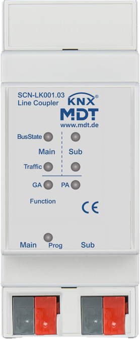 MDT technologies Bereichs-/ Linienkoppler Data Secure,2TE,REG SCN-LK001.03