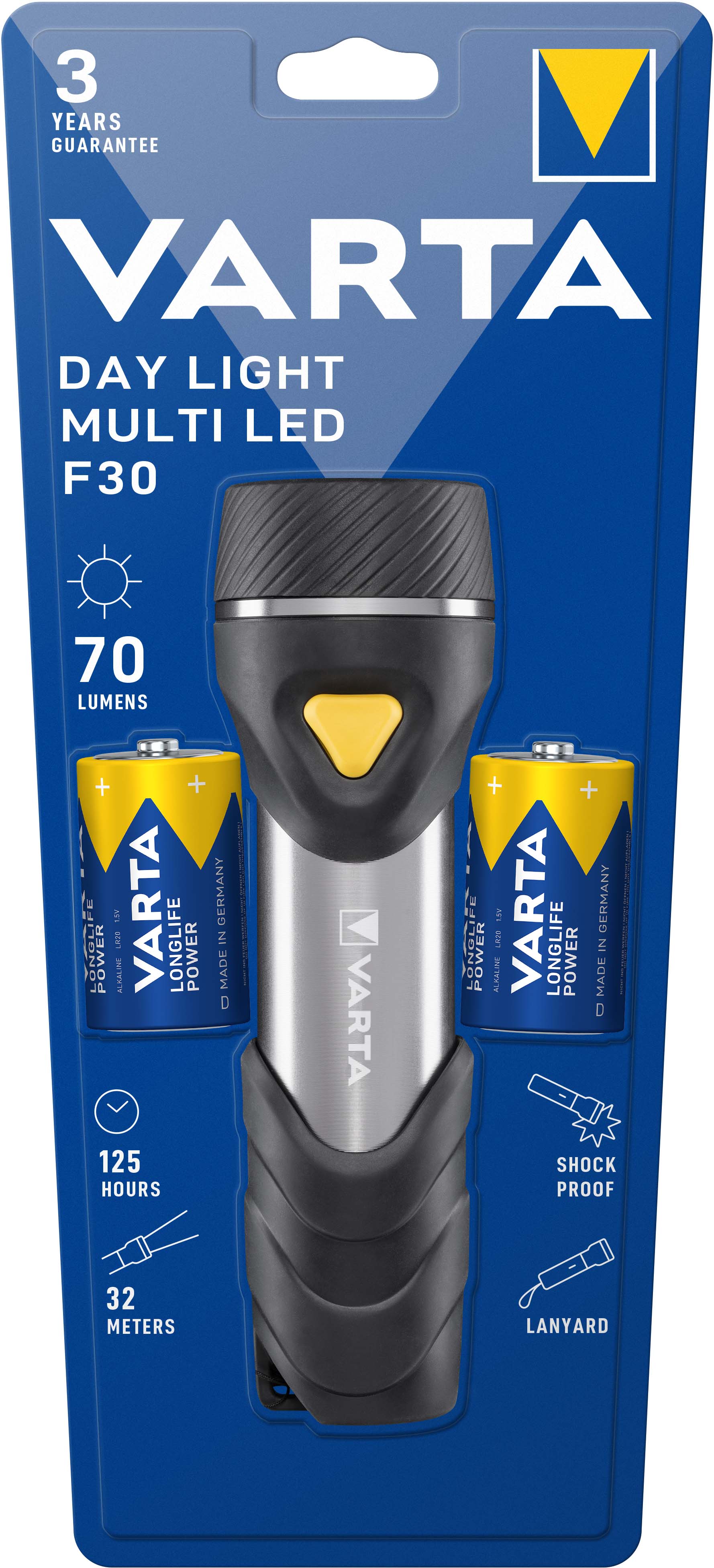 Varta Cons.Varta Taschenlampe Day Light Multi LED F30 17612