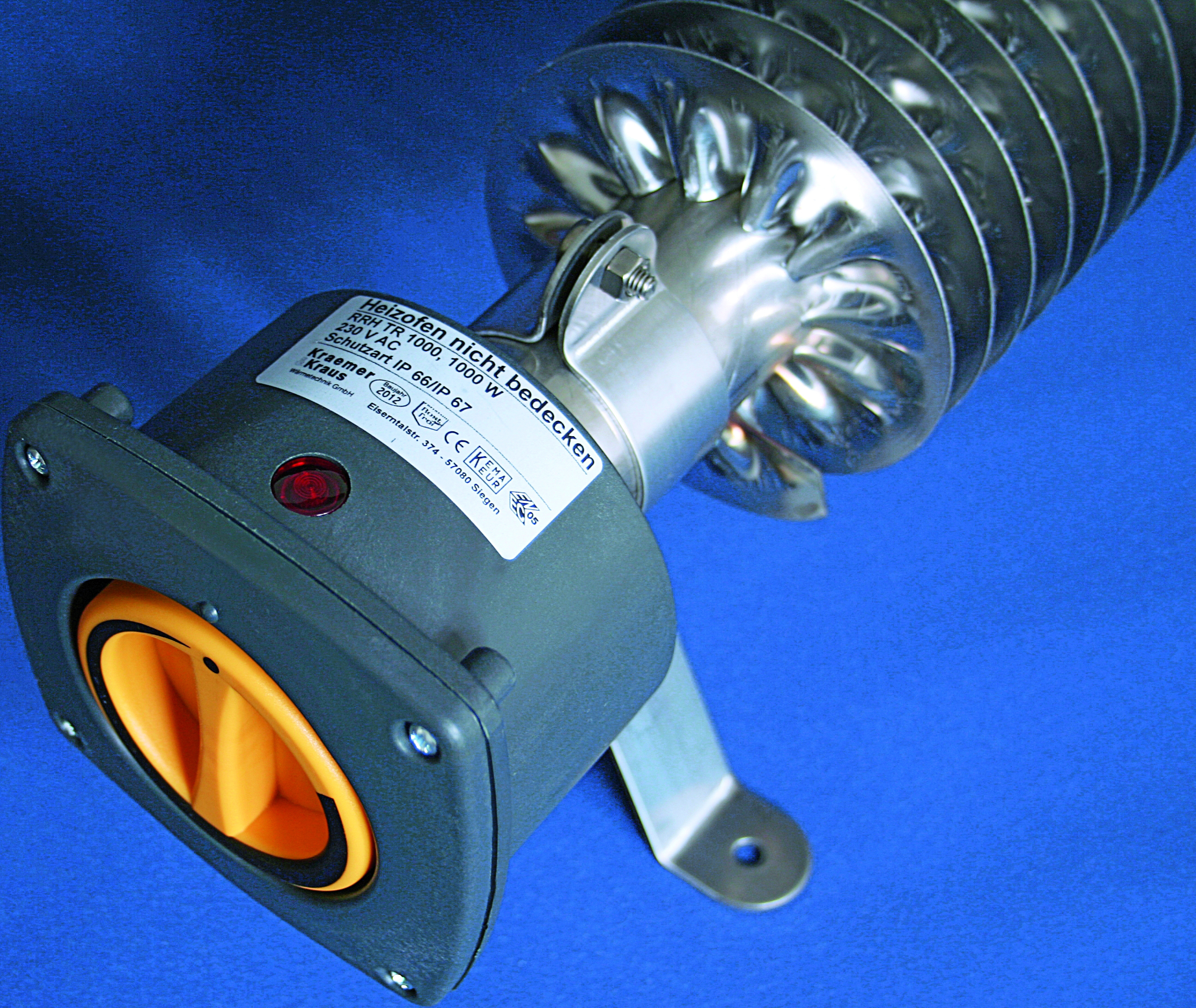 Kraemer&Kraus Rippenrohrheizofen 230V,1000W,700mm RRH TR 1000