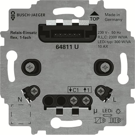 Busch-Jaeger Relais-Einsatz flex 64811 U
