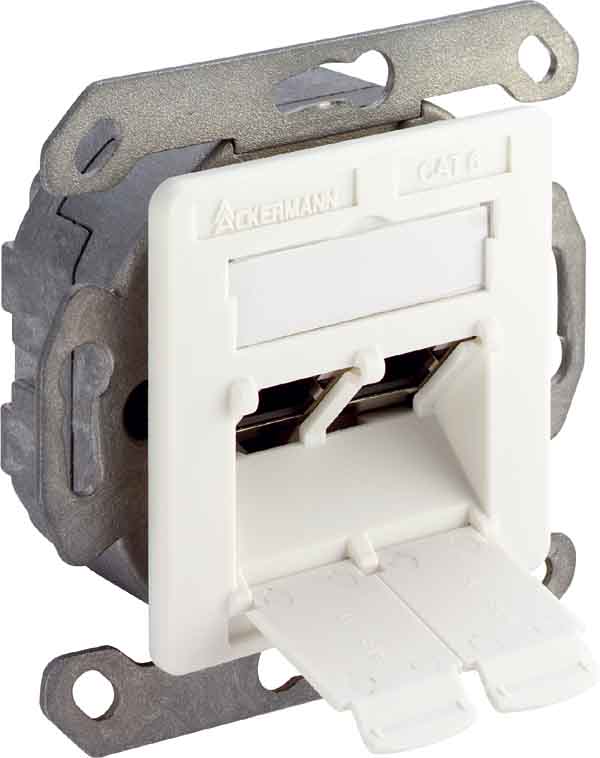 Leviton Manufact. EU WAEG6V-Dose 8/8 EK/EKR LSA+ WAEG6V 8/8EKR/EK9010