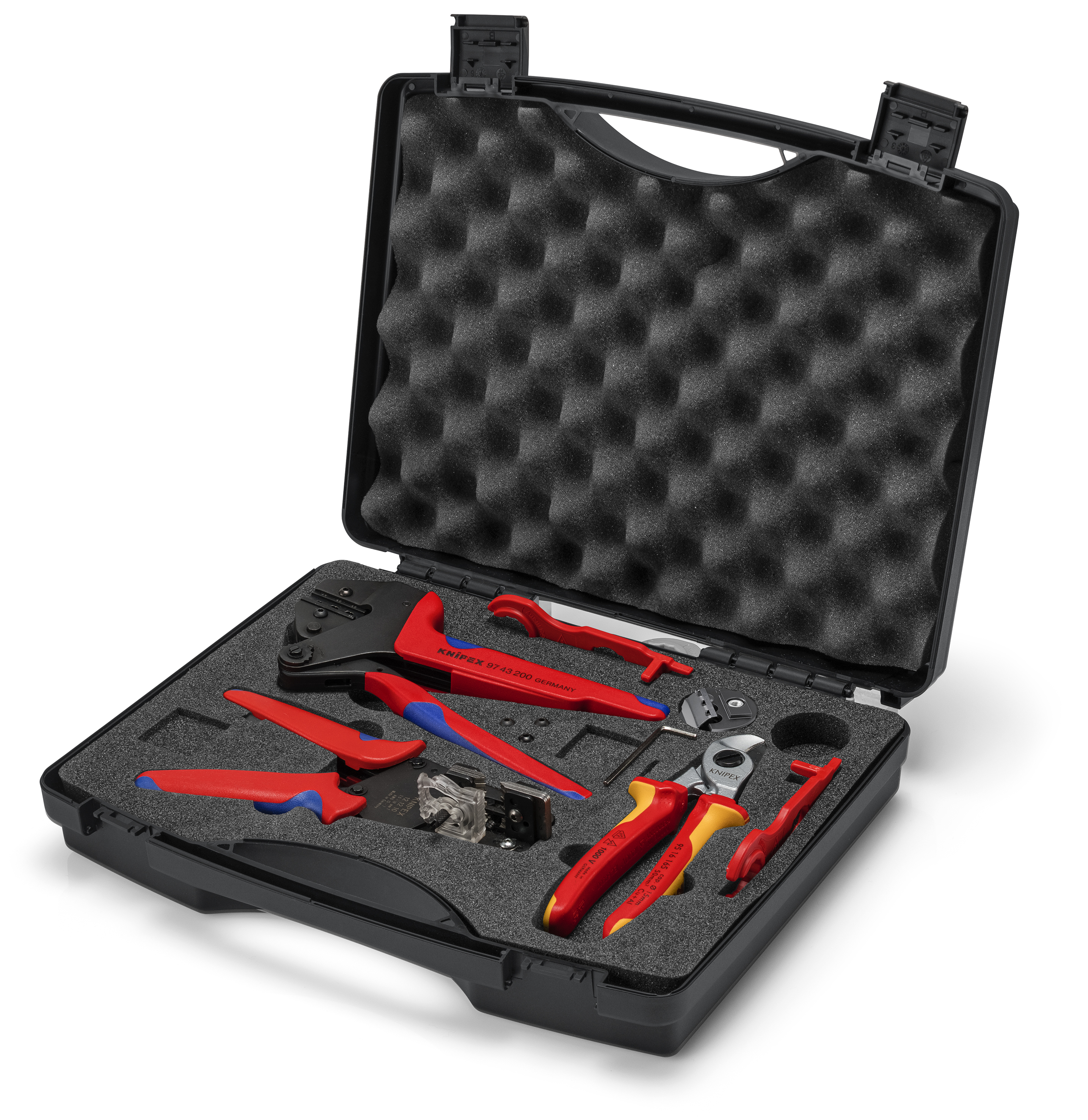 Knipex-Werk Werkzeugkoffer für Photovoltaik MC4 97 91 04 V01