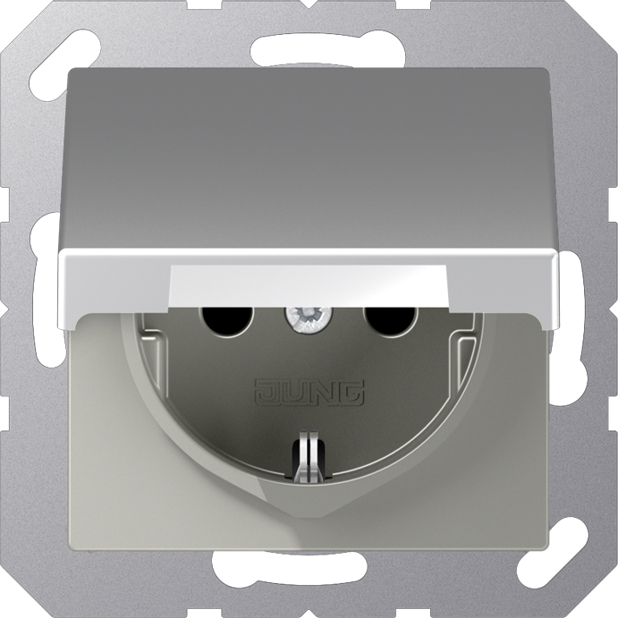 Jung SCHUKO-Steckdose 16 A 250V m.Berührungsschutz A 1520 BFKIKL AL