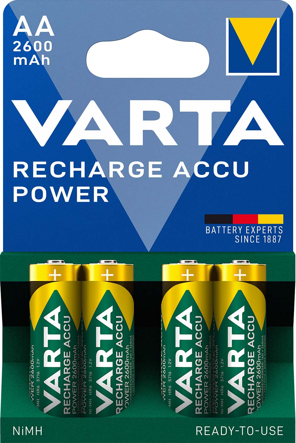 Varta Cons.Varta Recharge Accu Power AA 1,2V/2600mAh/NiMH 5716 Bli.4