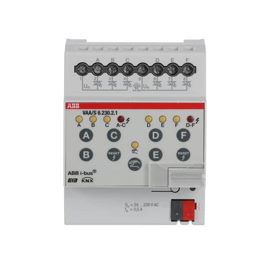 ABB Stotz S&J Ventilantrieb-Aktor 6fach, 230 V, REG VAA/S6.230.2.1