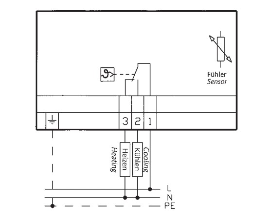 Eberle Controls Temperaturregler FTR 1208