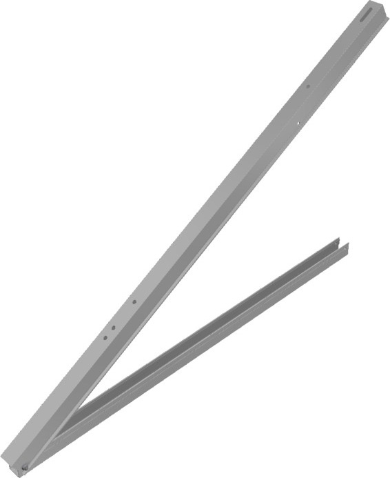 Schletter Solar Flachdachstütze Light 1,5m Trägerset 150002-150