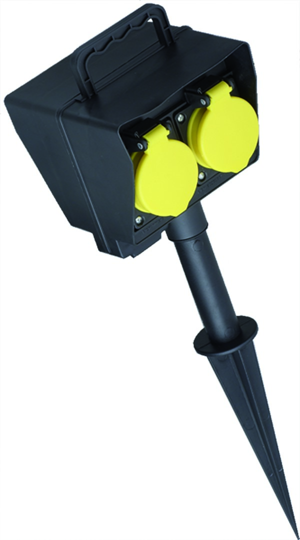 Bachmann Gartensteckdose 2,00m sw 394.180