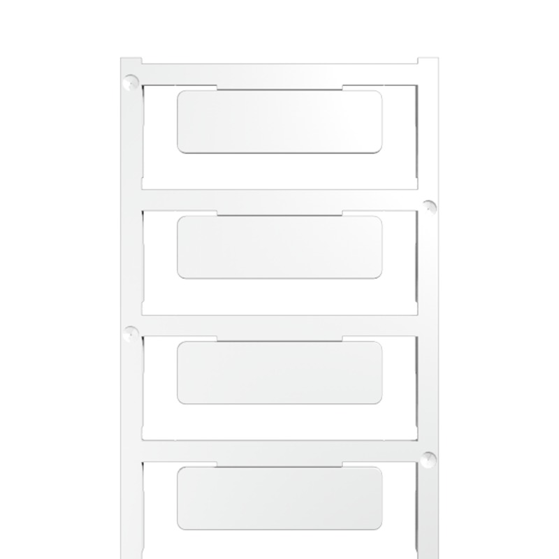 40 STK Weidmüller Gerätemarkierer ClipCard selbstklebend CC15/49K MC NEUTR.WS