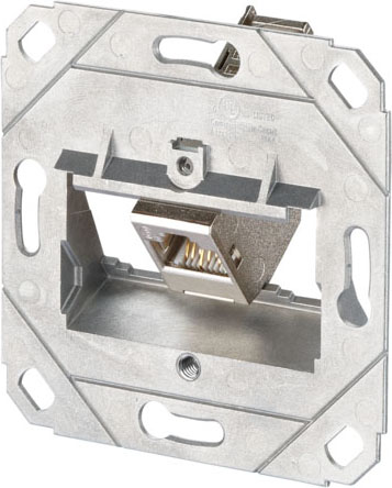 Metz Connect Anschlussdose, Cat.6A 1xRJ45,Up0 TN E-DATmod-1Up0