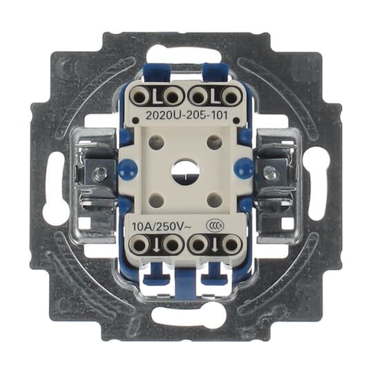Busch-Jaeger Doppeltaster-Einsatz 2x1pol. 2xSchließer 2020 US-205-101