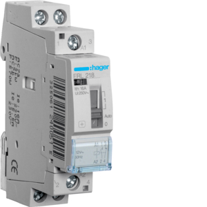 Hager Installationsrelais 16A 1S+1Ö 8/12V ERL218