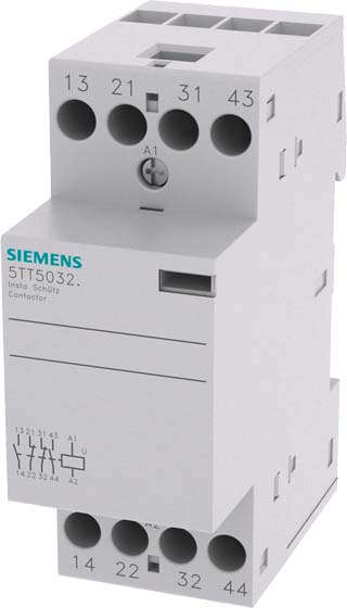 Siemens Dig.Industr. Installationsschütz 2Ö 230VAC 25A 220VDC 5TT5032-0