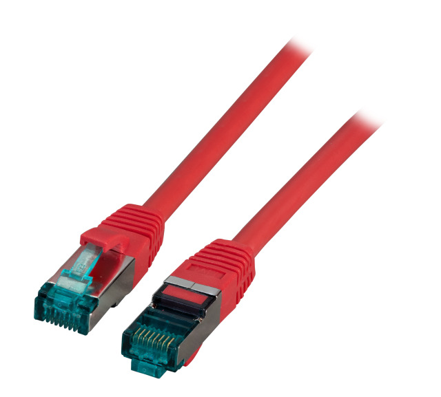 EFB-Elektronik Patchkabel Cat.6A S/FTP RJ45 EC6000A 0.25m rt