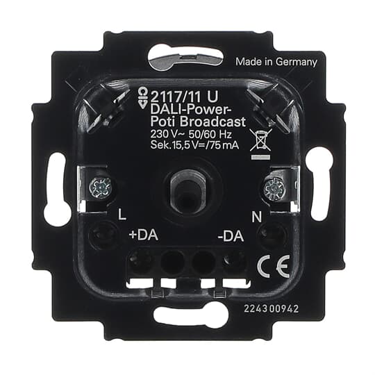 Busch-Jaeger DALI-Potenziometer-Einsatz m. integr. Netzteil 2117/11 U