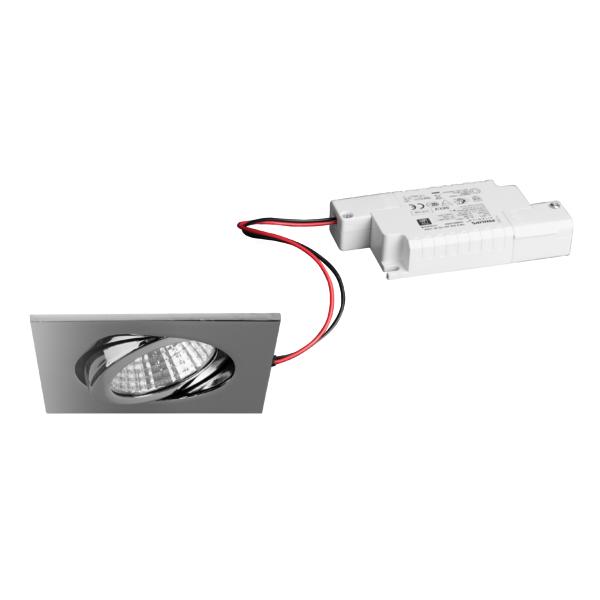 Brumberg Leuchten LED-Einbaustrahler 3000K chrom dimm. 39365023