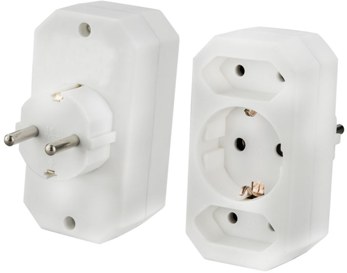 E+P Elektrik Dreifach-Kombistecker ws EA 9