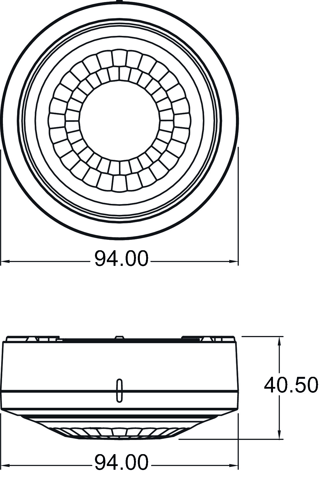 Theben Präsenzmelder Deckenmontage LUXA 103 S360-101