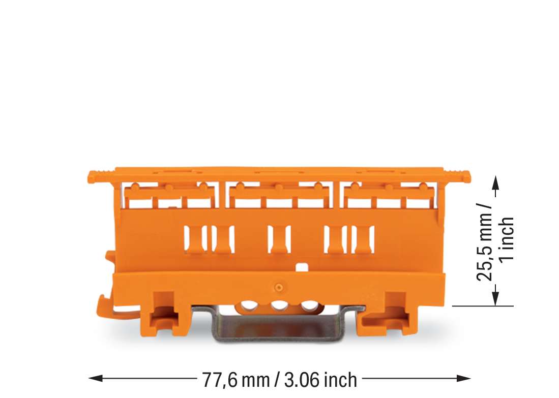 WAGO GmbH & Co. KG Befestigungsadapter f. Serie 22, orange 221-500