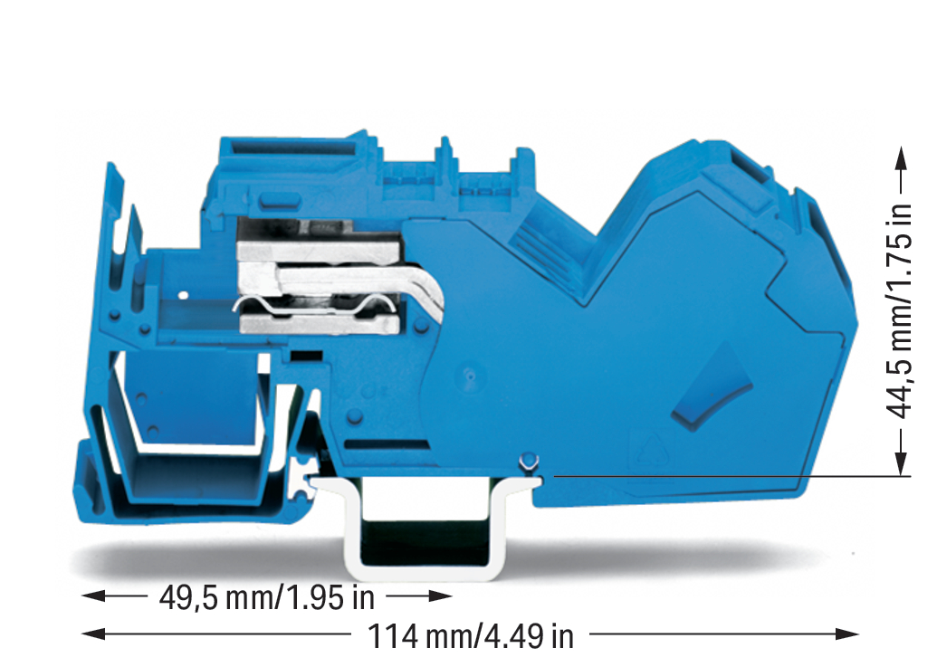 WAGO GmbH & Co. KG N-Trennklemme 35,0 qmm, blau 785-613 WAGO GmbH & Co. KG N-Trennklemme 35,0 qmm, blau 785-613