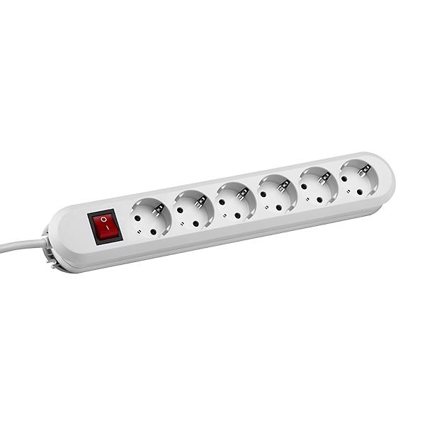 Bachmann Tischsteckdose 6f. 5,00m ws 381.252K