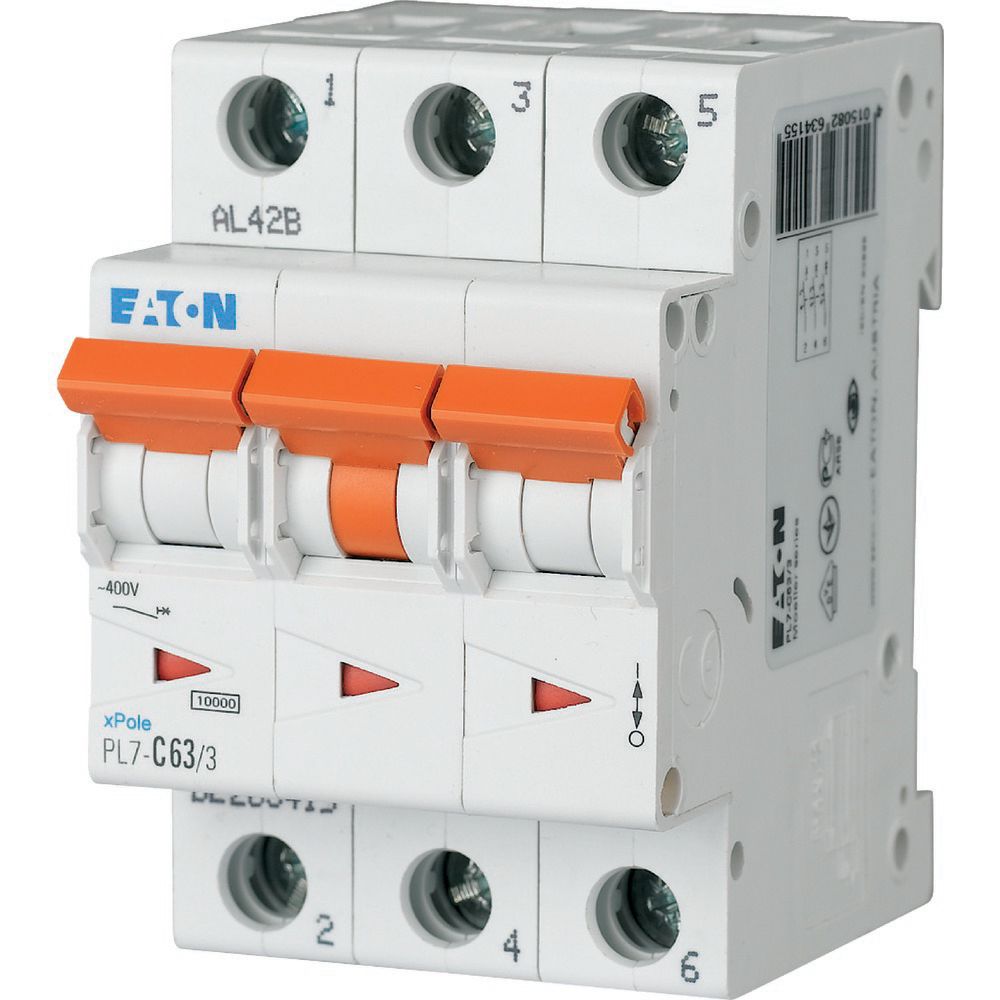 Eaton (Installation) LS-Schalter m.Beschrift. C 63A, 3p PXL-C63/3