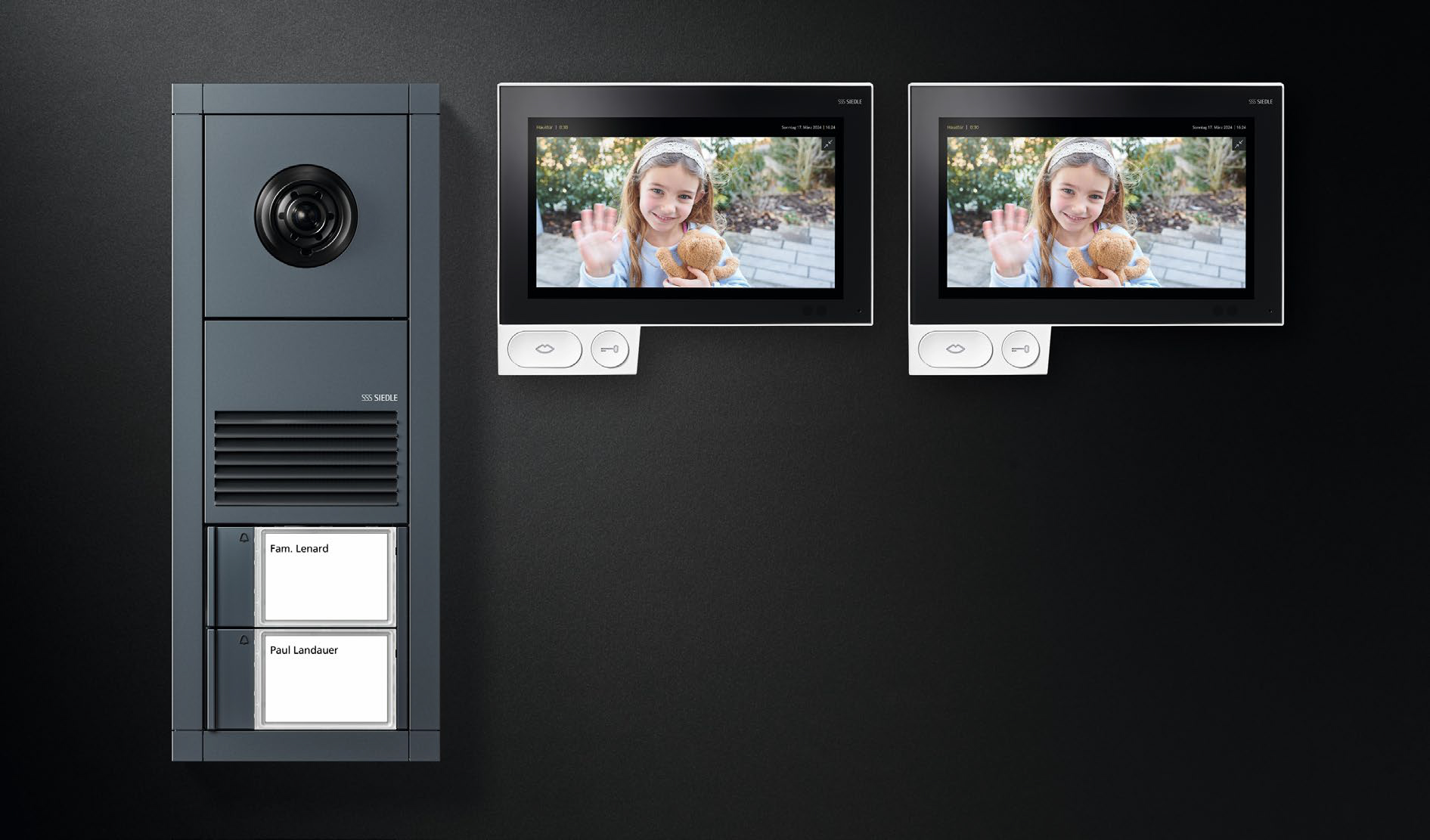 Siedle&Söhne Video Set Vario mit Axiom Anthrazitgrau SET VVA 700-2 AG