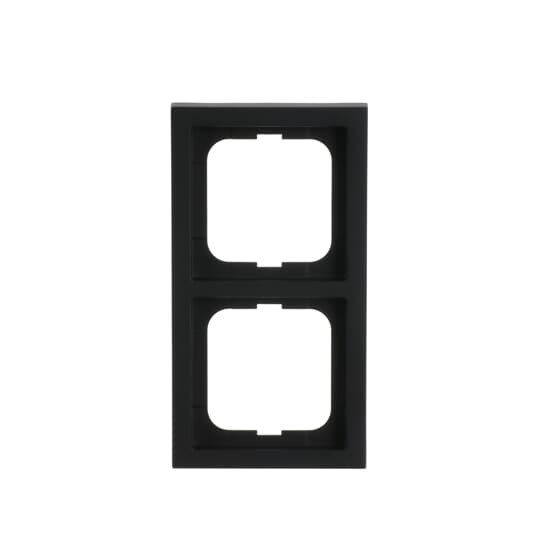 Busch-Jaeger Rahmen 2-fach schwarz matt, f.lin. 1722-885K