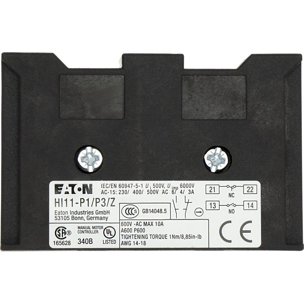 Eaton (Moeller) Hilfsschalter 1S1Ö HI11-P1/P3Z Eaton (Moeller) Hilfsschalter 1S1Ö HI11-P1/P3Z
