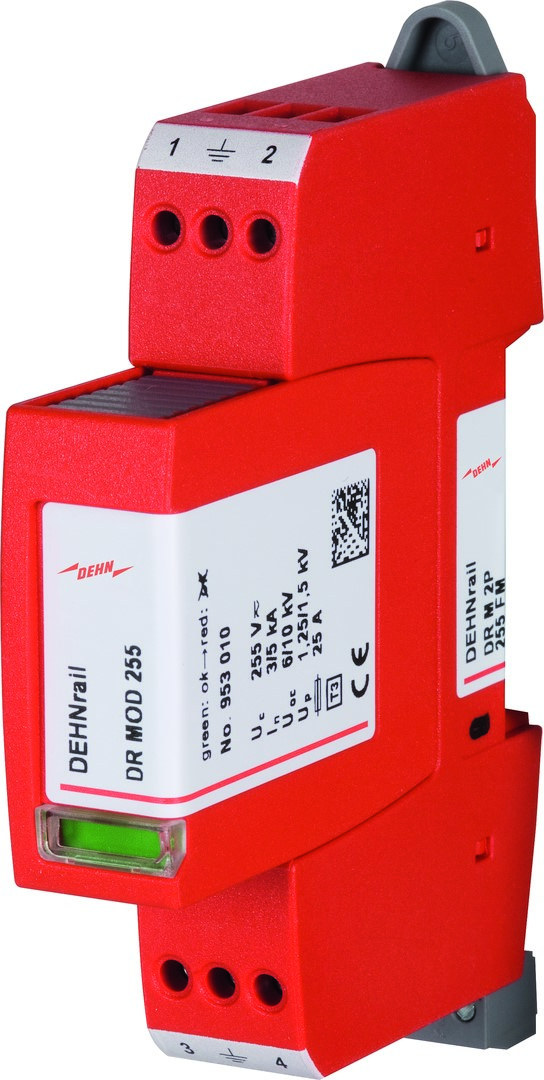 DEHN ÜS-Ableiter DEHNrail DR M 2P 255 FM