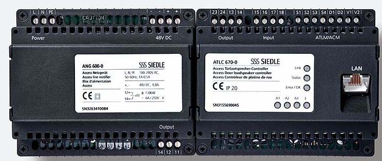 Siedle&Söhne Türlautsprecher-Controller Access, sw ATLC/NG 670-0