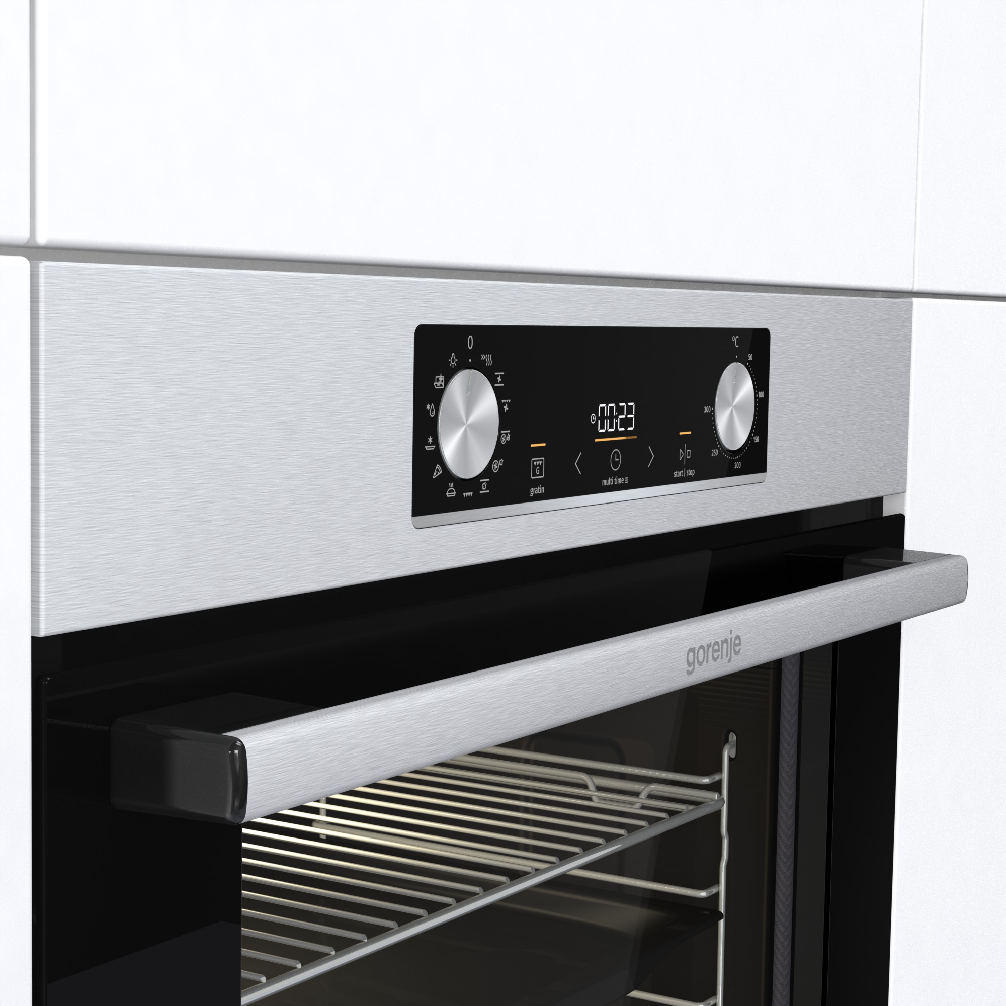 Hisense Gorenje DA EB-Backofen Pyrolyse/Da Heißluft,ExtraSteam BPS6737E14X