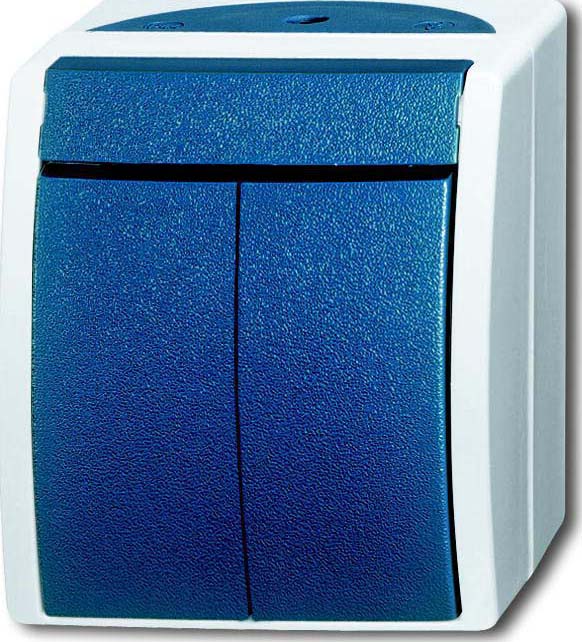 Busch-Jaeger Serienschalter AP 2601/5 W-53