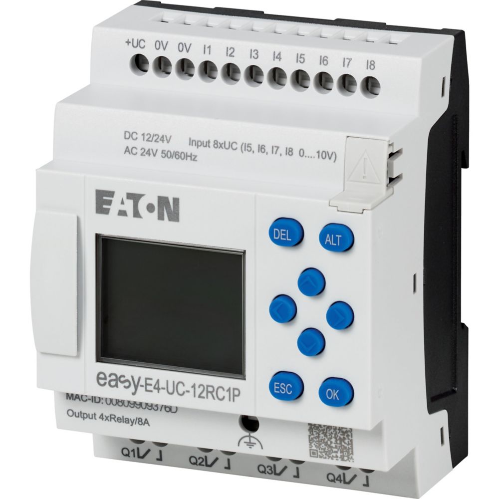 Eaton (Moeller) Steuerrelais easyE4 12/24V DC 24V AC EASY-E4-UC-12RC1P