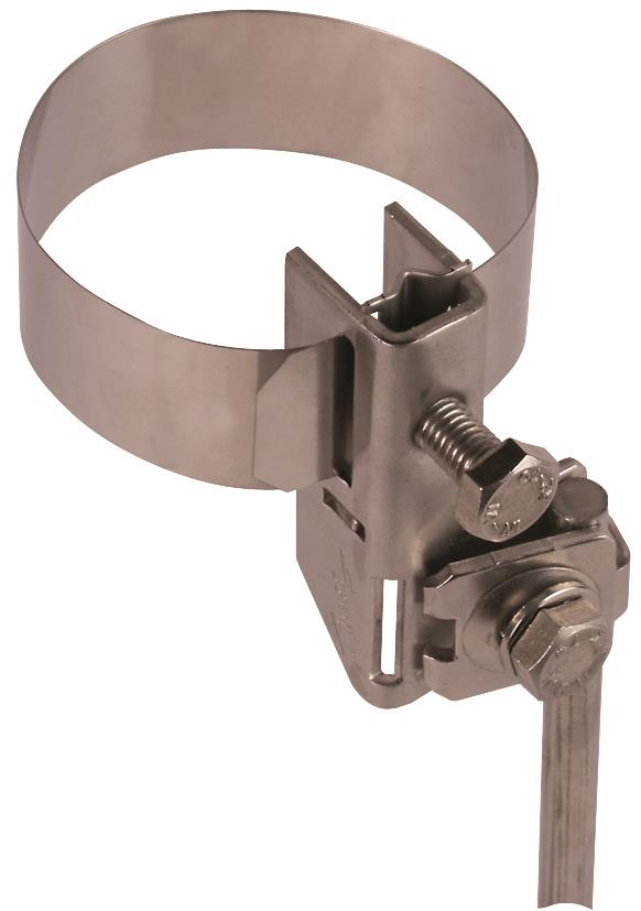 DEHN Antennen-Bandrohrschelle D 27-89mm NIRO BRS1689AK1X102X68V2A