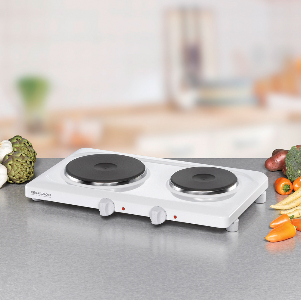 Rommelsbacher Doppelkochtafel 2500W 145+180mm THL 2597