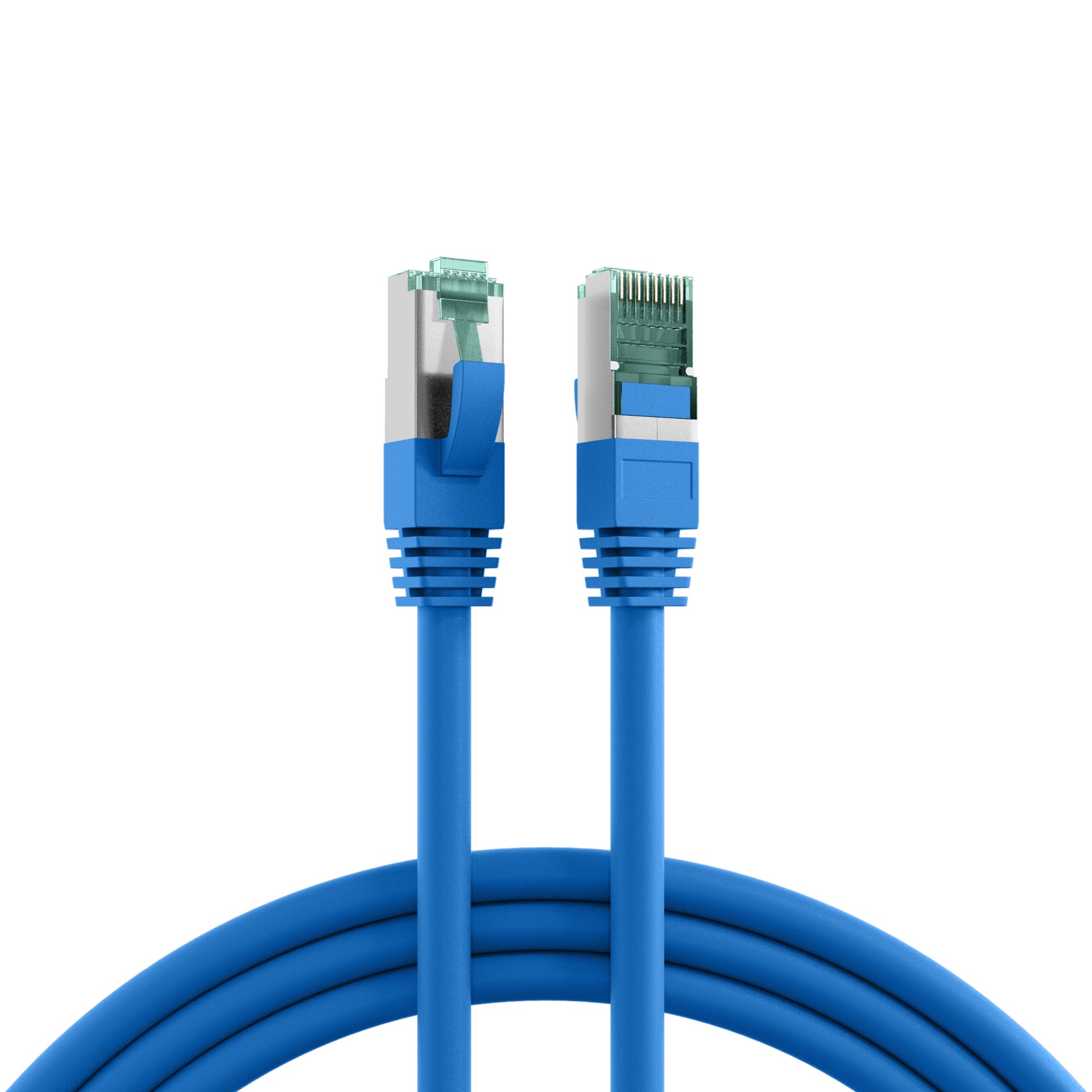 EFB-Elektronik Patchkabel Cat.6A S/FTP RJ45 EC6000A 1m bl