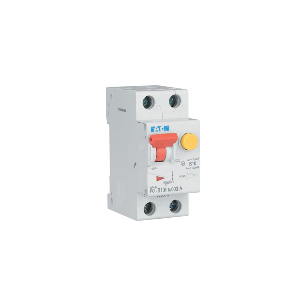 Eaton (Installation) FI/LS-Kombischalter B 10A 1p+N, 30mA PXK-B10/1N/003-A