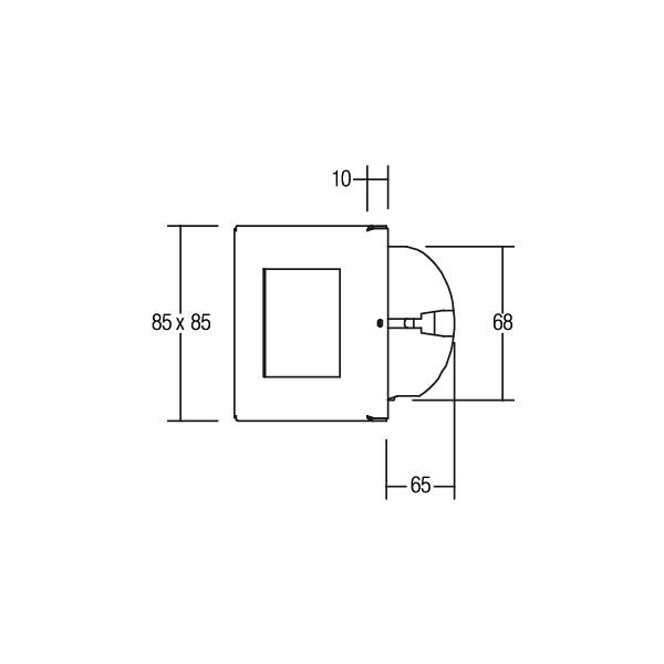 Brumberg Leuchten LED-Wandeinbauleuchte 230V eds LF:ww 10140203