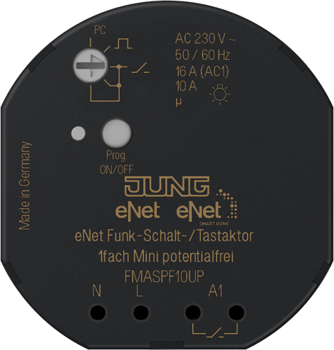 Jung Funk-Aktor 1-kanalig, UP FM AS PF 10 UP