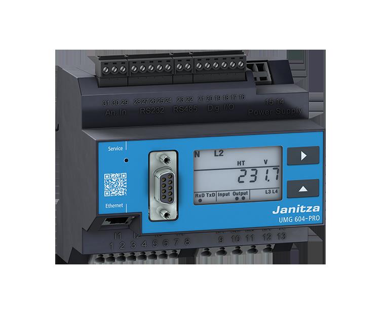 Janitza Electronic Netzanalysator UL 95..240VAC,135..340D UMG 604E-PRO230V(UL)