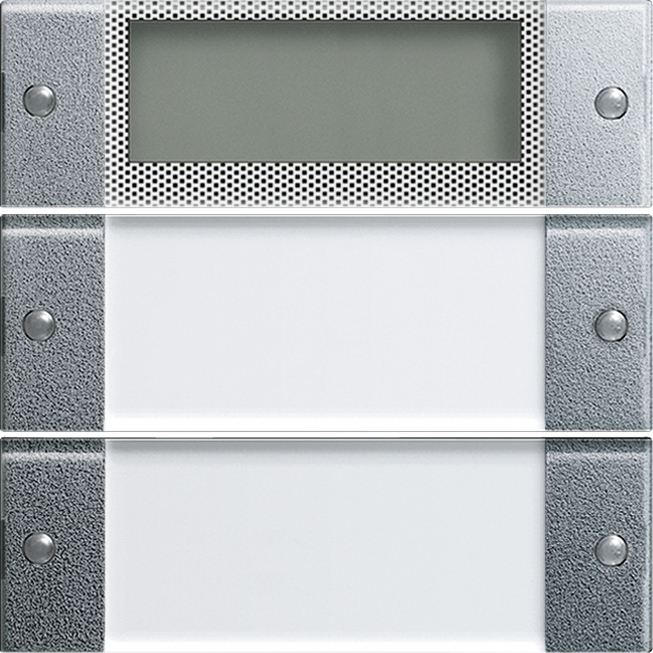 Gira Wippenset 2-fach alu 214226
