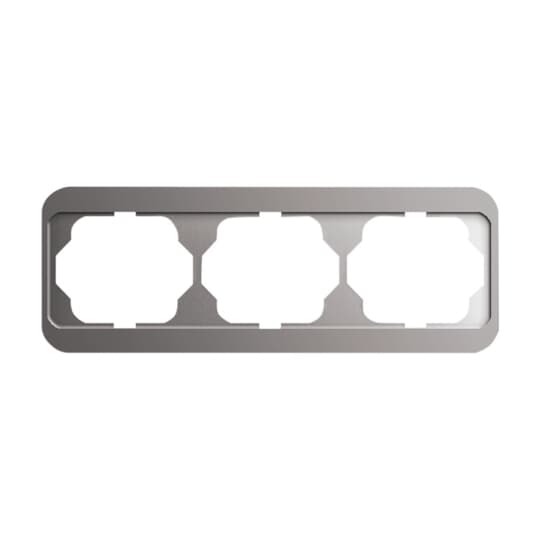 Busch-Jaeger Rahmen 3-fach platin, waager.alpha 1723-20