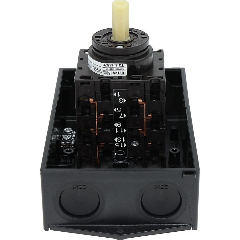 Eaton (Moeller) WendeSternDreieck-Schalt. 3p,32A,13KW,IP65 T3-5-15876/I2 Eaton (Moeller) WendeSternDreieck-Schalt. 3p,32A,13KW,IP65 T3-5-15876/I2