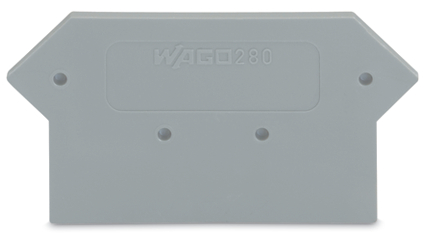 WAGO GmbH & Co. KG Abschlußplatte grau 280-330