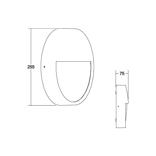 Brumberg Leuchten LED-Wandanbauleuchte 3000K/4000K/5700K 10037183