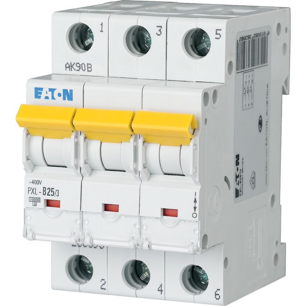 Eaton (Installation) LS-Schalter m.Beschrift. B 25A, 3p PXL-B25/3