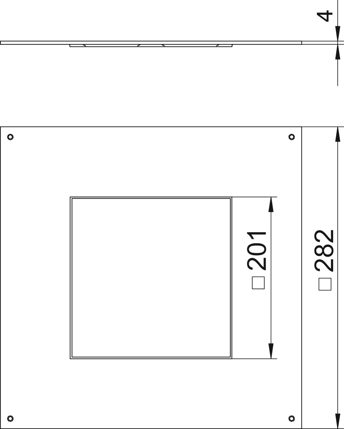 OBO Bettermann Vertr Montagedeckel 250-2 f. GES4 DUG 250-3 4