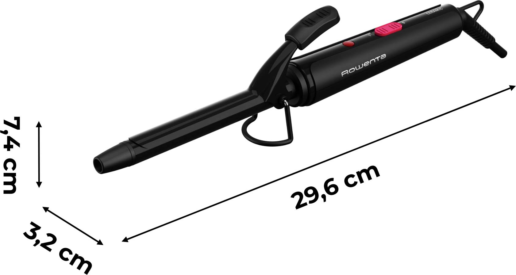 Groupe SEB WMF Frisierstab Curling Tong Basi CF2119 sw